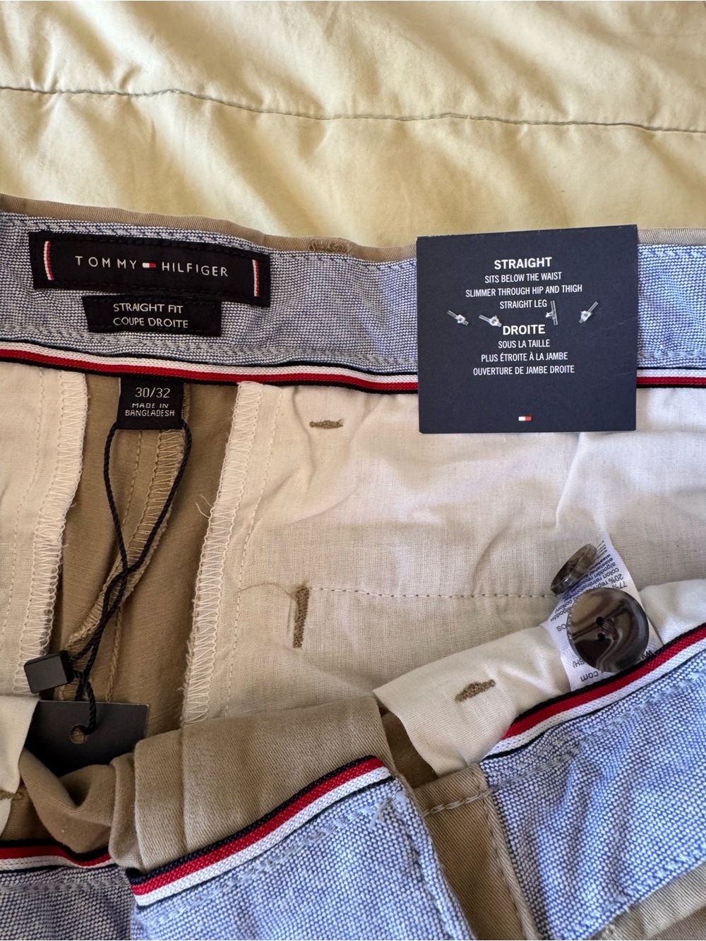 Men’s Tommy Hilfiger Straight Fit Chinos 30/32
